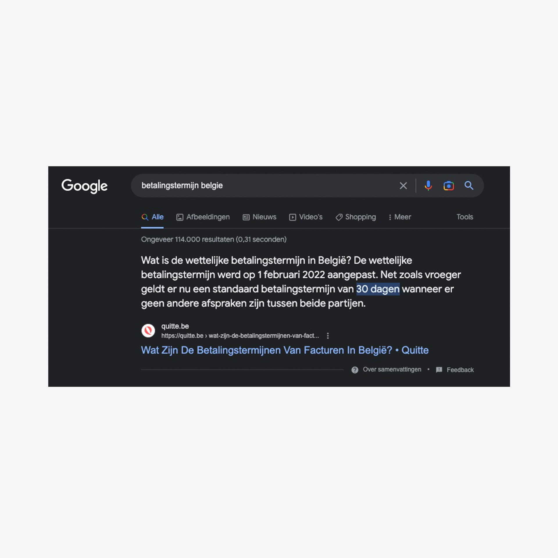 Google 1 Google SERP