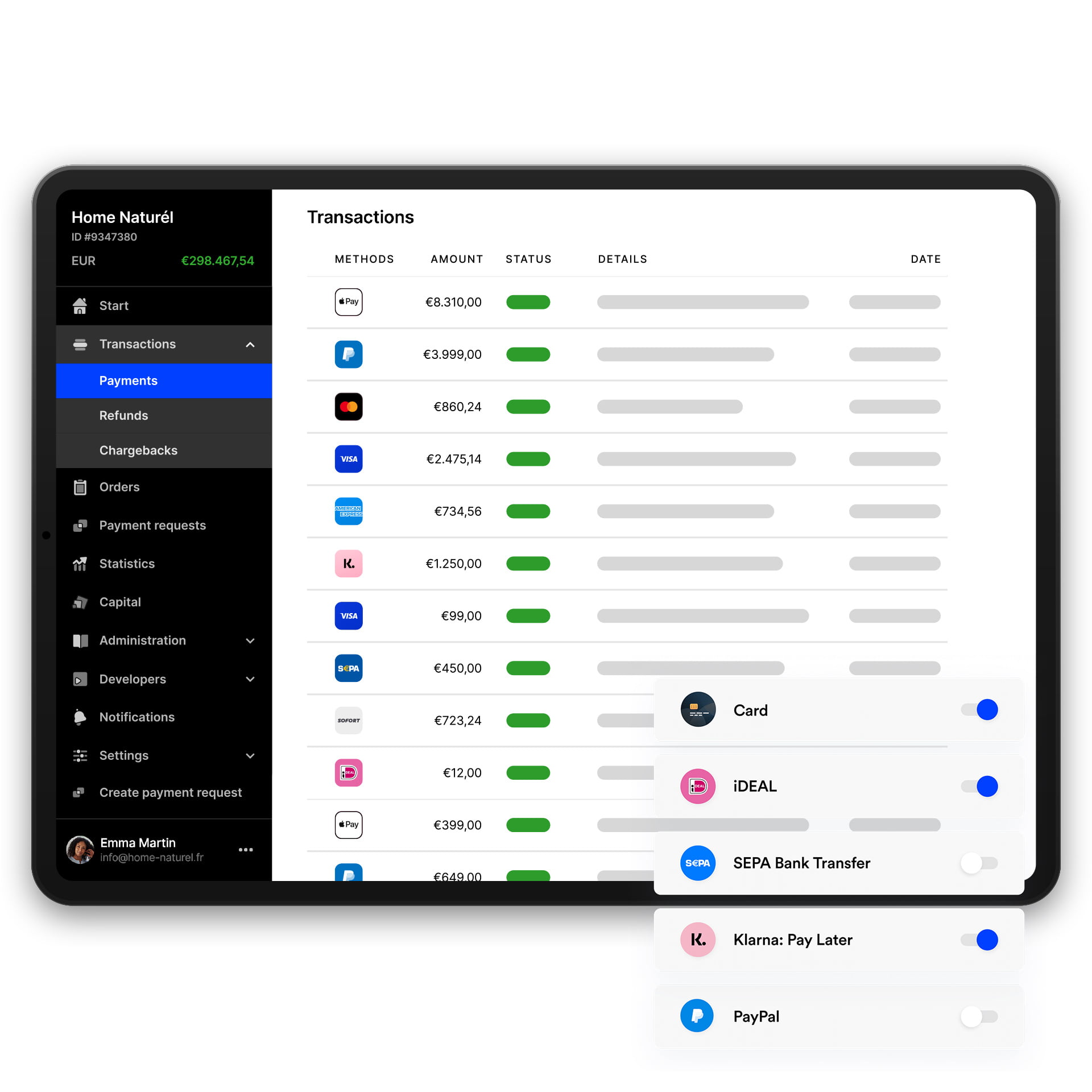 Webshop integratie Mollie KNEET Mollie