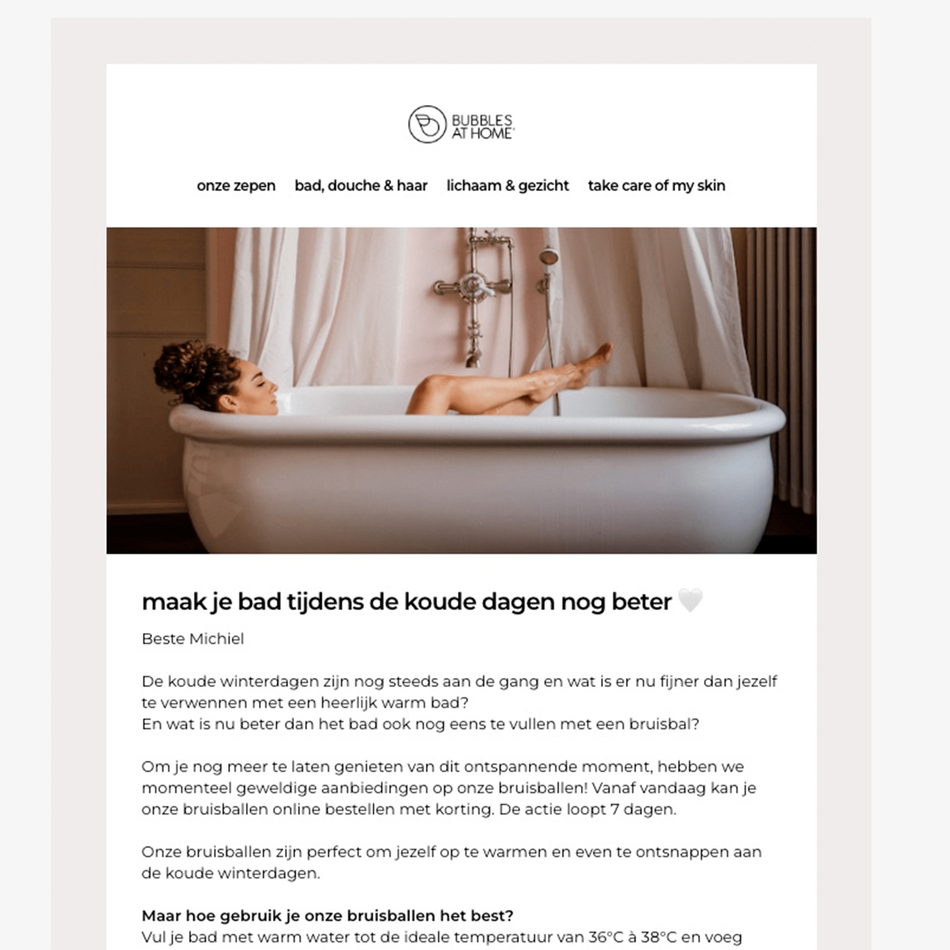 Nieuwsbrief Bubbles Nieuwsbrief